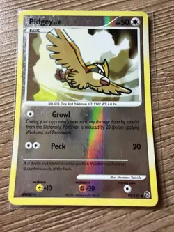 Pokemon Card - Pidgey Secret Wonders 99/132 Common Reverse Holo - Image 1
