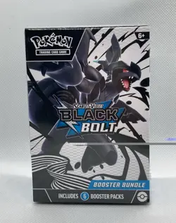 Pokemon Scarlet & Violet Black Bolt Booster Bundle Box Zekrom 6 Packs 2025 - Image 1