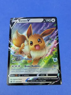 Eevee V - SWSH065 - Holo Promo Eevee Stamp Battle Academy: 2022 - Pokemon - LP - Image 1