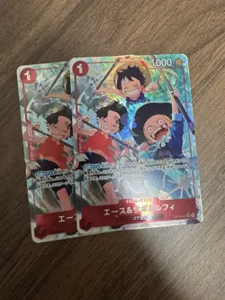 One Piece Card Ace Sabo Luffy Srthe Inherited Will - Image 1