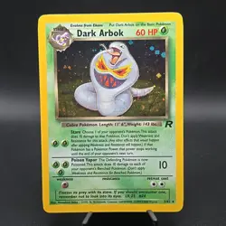 Pokemon TCG Dark Arbok Holo Rare Card No. 24 Vintage WOTC - Image 1