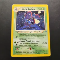 2000 Light Ledian 24/105 - Neo Genesis Non-Holo Regular Rare - Pokemon TCG - MP - Image 1