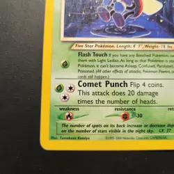 2000 Light Ledian 24/105 - Neo Genesis Non-Holo Regular Rare - Pokemon TCG - MP - Image 4