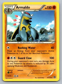 Pokemon TCG XY - Steam Siege Armaldo 57/114 - Image 1