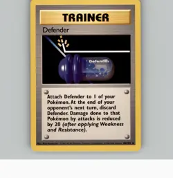 DEFENDER 80/102 UC BASE SET UNLIMITED POKEMON LP - Image 1