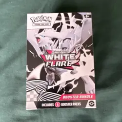 Pokemon Scarlet & Violet White Flare Booster Bundle Reshiram Keldeo 6 Packs - Image 1