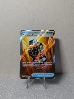 Pokemon Premium PowerPro Ultra Rare Trainer Full Art Holo 174/132 Me01 English - Image 1