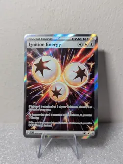 Pokemon Ignition Energy Ultra Rare Special Energy Holo 124/094 Me02 English - Image 1