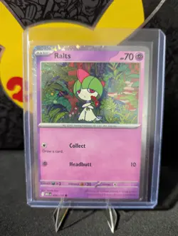 DOUBLE SWIRL - Ralts 058/132 Mega Evolution Cosmos Holo Promo NM Pokemon TCG - Image 1