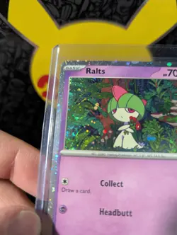 DOUBLE SWIRL - Ralts 058/132 Mega Evolution Cosmos Holo Promo NM Pokemon TCG - Image 2