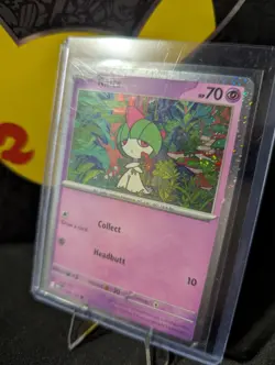 DOUBLE SWIRL - Ralts 058/132 Mega Evolution Cosmos Holo Promo NM Pokemon TCG - Image 3