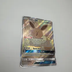 Pokemon TCG Eevee GX SM233 Full Art Promo Black Star Ultra Rare Holo NM - Image 4