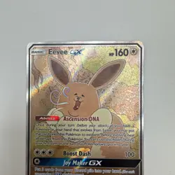Pokemon TCG Eevee GX SM233 Full Art Promo Black Star Ultra Rare Holo NM - Image 5