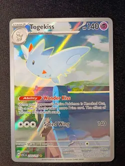 Pokemon TCG Togekiss ASC Holo Rare 235/217 Stage 2 Fairy 140 HP English - Image 1