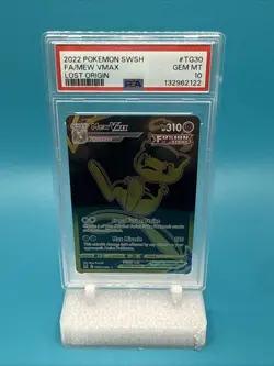 PSA 10 Mew VMAX (Secret) TG30/TG30 Pokemon TCG Lost Origin - Image 1