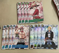 One Piece Card Luffy Sabo Ace Secret12 Cards The Inherited Will - Image 1