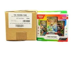 Pokemon First Partner Illustration Collection Series 1 6 Box Case #HHD - Image 1