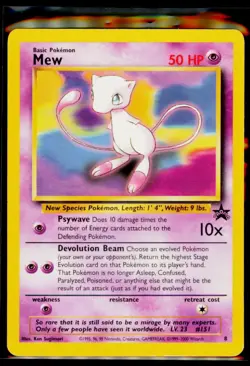 Pokemon TCG WoTC Promo Mew (8) #08/53 Moderately played - Image 1