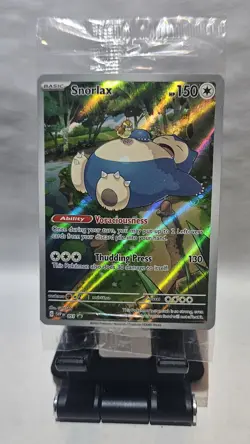 Pokemon SNORLAX 151 SV Black Star Promo # 051 English SEALED NEAR MINT - Image 5