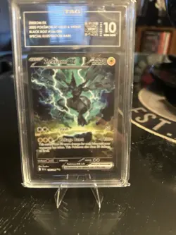 2025 Pokemon Black Bolt Zekrom ex Special Illustration Rare #166/086 TAG 10 - Image 1
