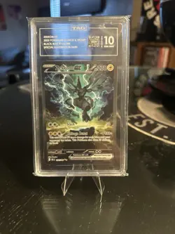 2025 Pokemon Black Bolt Zekrom ex Special Illustration Rare #166/086 TAG 10 - Image 2