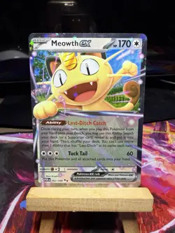 Pokemon Meowth ex 062/088 Me03: Perfect Order Holo (NM) - Image 1