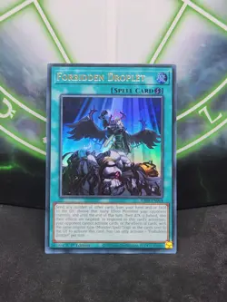 Yugioh Forbidden Droplet RA01-EN064 Ultra Rare 1st Edition NM - Image 1