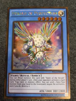 Yugioh! Herald of Perfection PGL2-EN085 Premium Gold Rare Near Mint - Image 1
