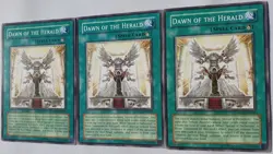 Yugioh 3x Dawn of the Herald TSHD-EN059 Common Unlimited Edition NM Playset - Image 2