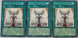 Yugioh 3x Dawn of the Herald TSHD-EN059 Common Unlimited Edition NM Playset - Image 5