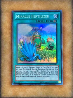 Yugioh Miracle Fertilizer AP03-EN007 Super Rare LP - Image 1