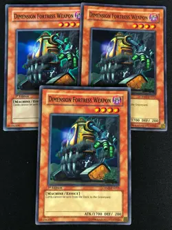 YUGIOH DIMENSION FORTRESS WEAPON CRMS-EN033 1ST SUPER X3 (LP) - Image 1