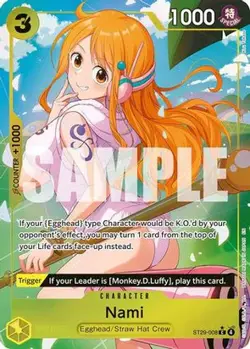 One Piece English - Nami - Alt Art - ST29-008 - C - NM - Image 1