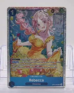 Bandai One Piece CCG Rebecca Dressrosa OP15-053 SR EN - Image 1