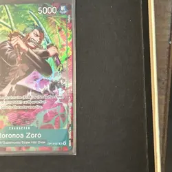 One Piece TCG OP-15/EB04 Roronoa Zoro OP13–037 Treasure Rare - Image 3