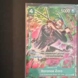 One Piece TCG OP-15/EB04 Roronoa Zoro OP13–037 Treasure Rare - Image 4