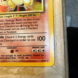 Charizard 004/102 Base Set Holo - RARE!!!- - Image 3