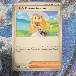 PLAYSET Lillie's Determination 4-Card Supporter Lot ME1 Mega Evolution NM - Image 2