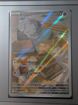 Pokemon Espurr Basic Psychic Holo Pokemon TCG Card 60 HP 095/088 POR - Image 1