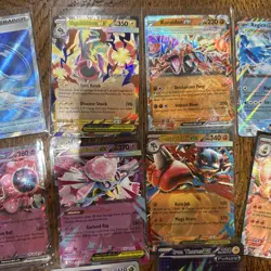 Lot Of 13 EX Pokemon Cards From Mega/Scarlet Era NM Condition - Image 3