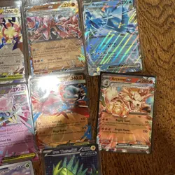 Lot Of 13 EX Pokemon Cards From Mega/Scarlet Era NM Condition - Image 4