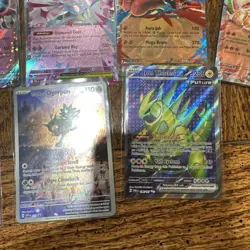 Lot Of 13 EX Pokemon Cards From Mega/Scarlet Era NM Condition - Image 5