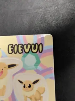 Pokemon Cards Bandai Sealdass 1999 Fancy Graffiti Eevee #17 pocket monster - Image 3