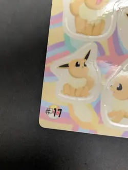 Pokemon Cards Bandai Sealdass 1999 Fancy Graffiti Eevee #17 pocket monster - Image 5