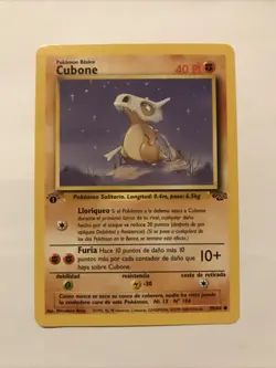Pokemon Cubone 50/64 Jungle 1st Edition (Spanish) Card - Image 1