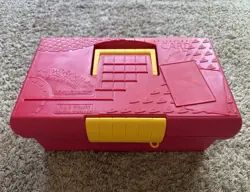 Vintage 1995 Pokemon Suncast Just Stuff Collector Card Case Tackle Box Organizer - Image 1