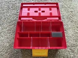 Vintage 1995 Pokemon Suncast Just Stuff Collector Card Case Tackle Box Organizer - Image 3