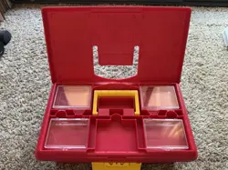 Vintage 1995 Pokemon Suncast Just Stuff Collector Card Case Tackle Box Organizer - Image 4