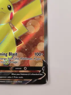 Pikachu V 157/172 Brilliant Stars NM Ultra Rare Full Art Pokemon Card - Image 4