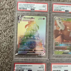 Lot Of Nine Psa Graded Pokemon Cards - Image 2